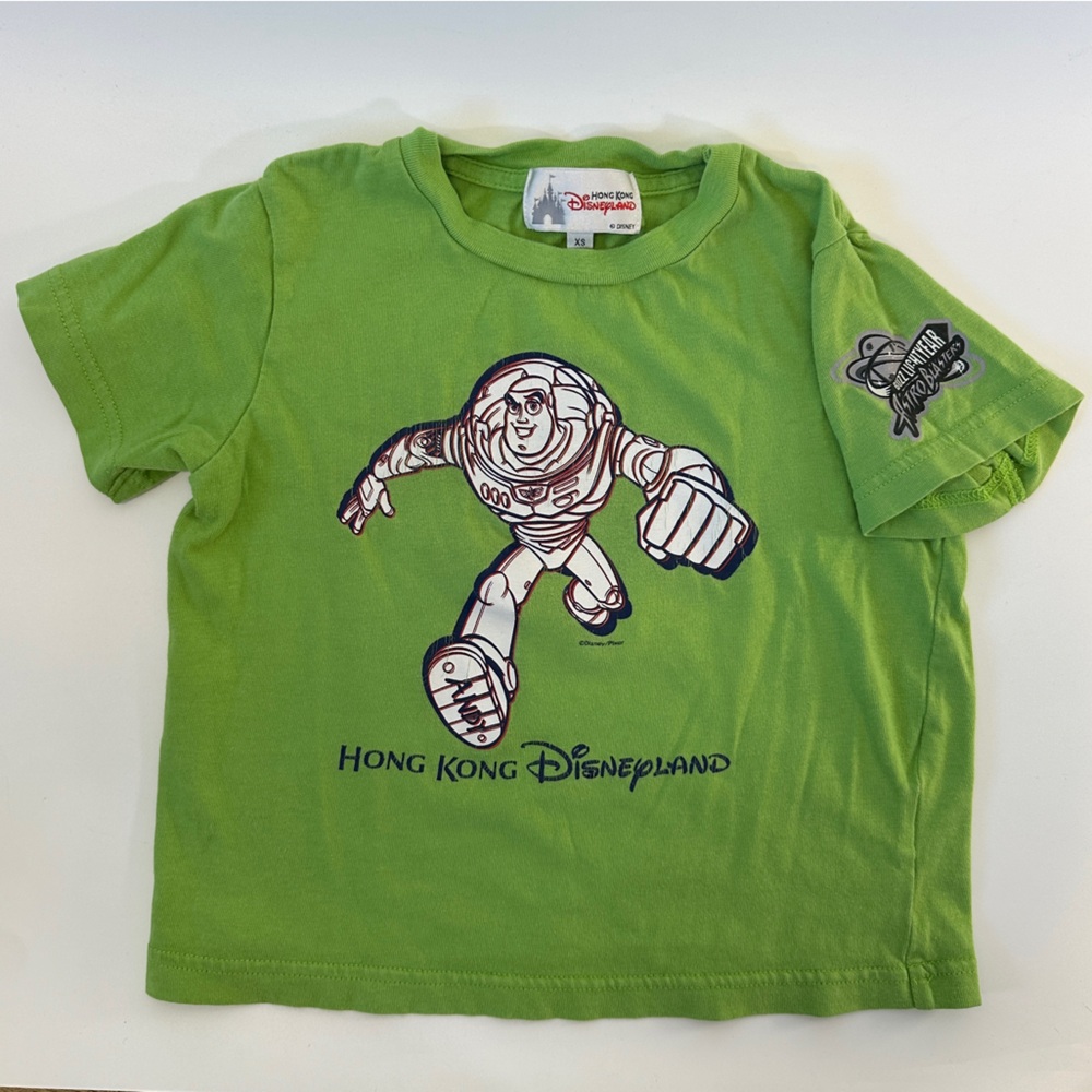 Hong Kong Disneyland Disney Pixar XS Kids‎ Buzz Lightyear Astro Blasters T-Shirt